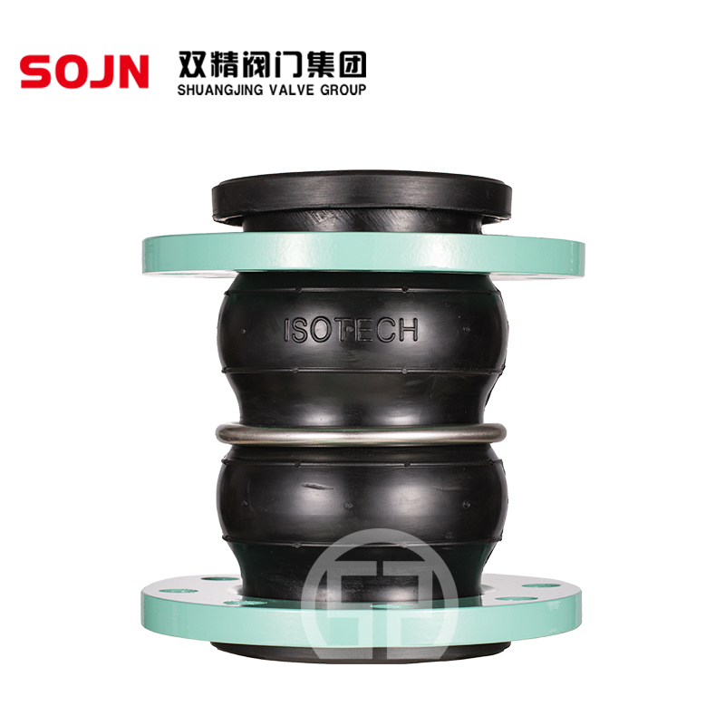 KST型可曲撓雙球體橡膠軟接頭法蘭雙球避震軟連