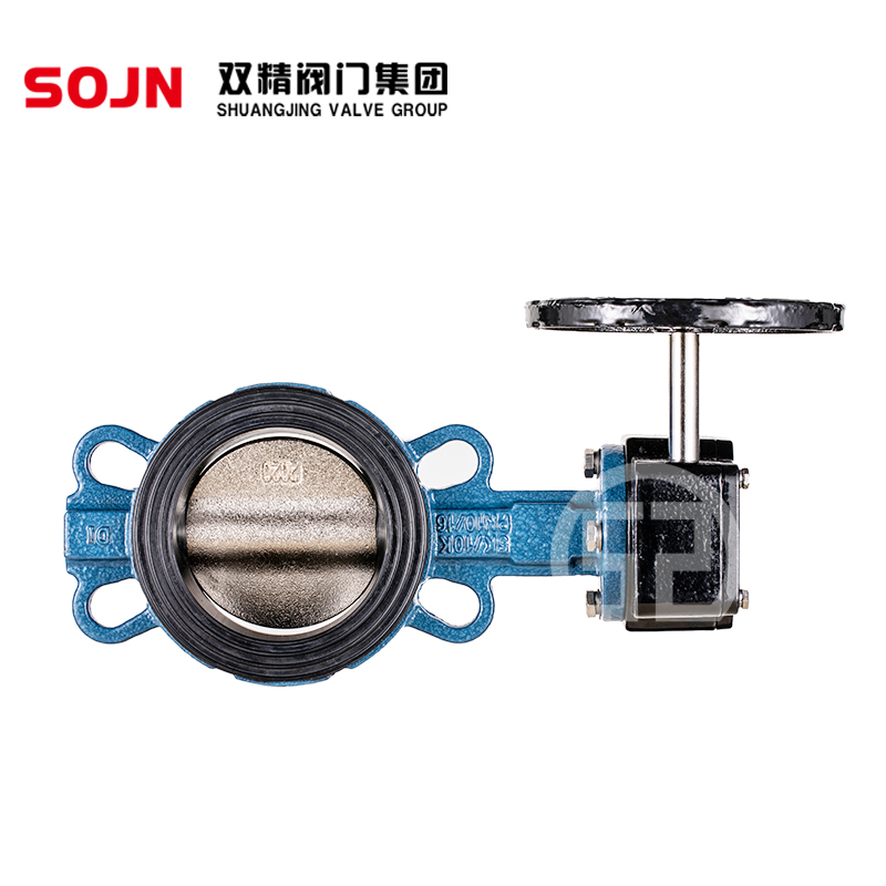 球墨鑄鐵蝸輪對夾蝶閥D371X-16Q